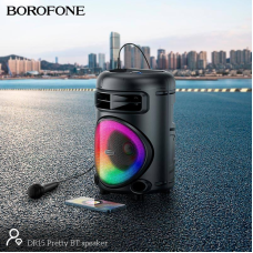 Безпровідна портативна Bluetooth колонка з мікрофоном Borofone DR15 |BT5.0, TWS, AUX/USB/TF/FM, 5W|