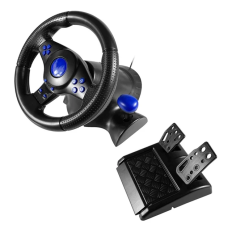 Ігрове кермо з педалями та коробкою передач 3в1 Vibration Steering wheel